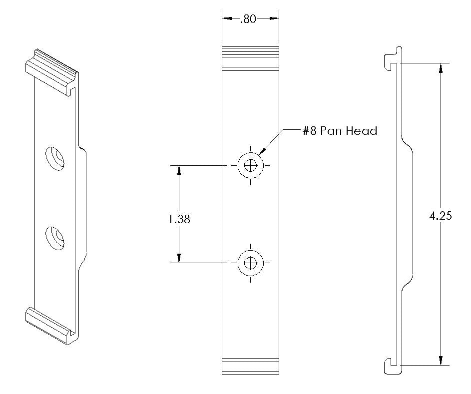 Vakaros GPS Compass Replacement Mounting Bracket